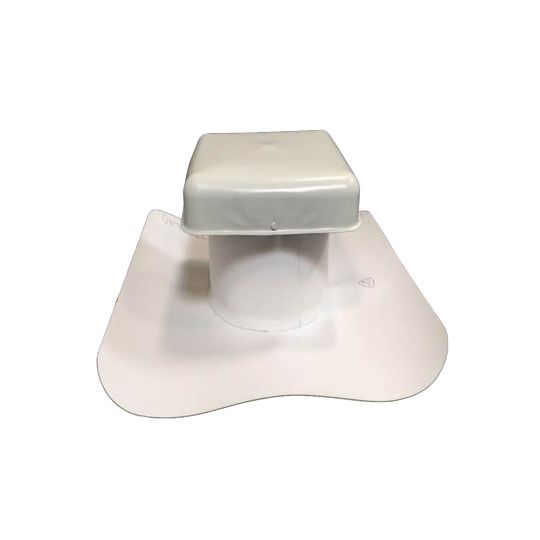 FlashCo Manufacturing Top Square TPO One-Way Vent White