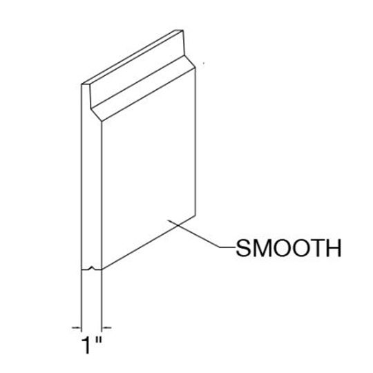 5/4" x 8" x 18' BuildReady™ Skirt Board Smooth