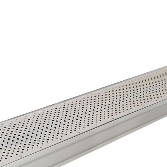 Berger Building Products 6" x 4' K-Style TitanGuard&trade; Aluminum Step-Up Gutter Guard Mill Finish