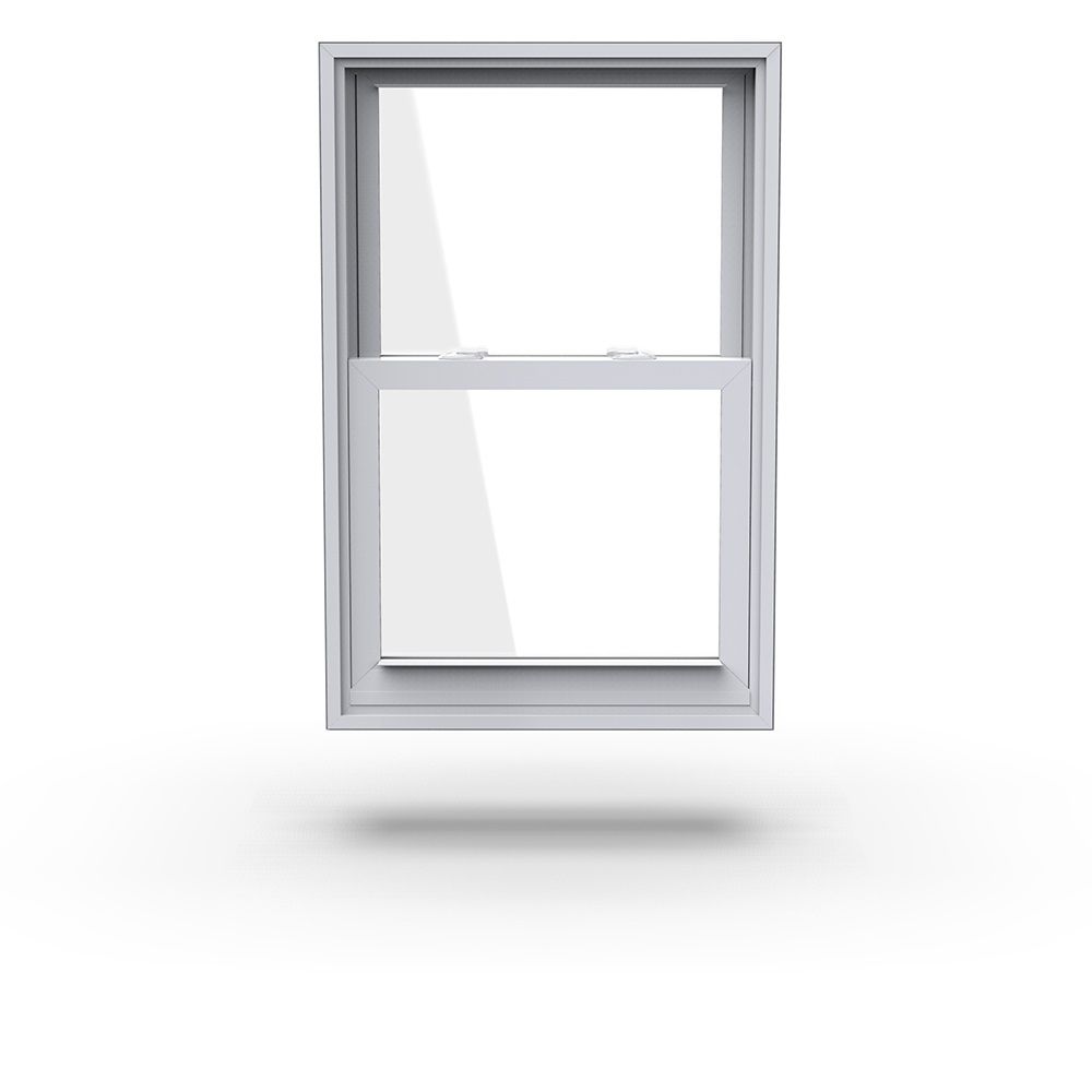 Paradigm Window Solutions 36-3/8" x 52-1/2" Replacement Double Hung LowE with No Grid White