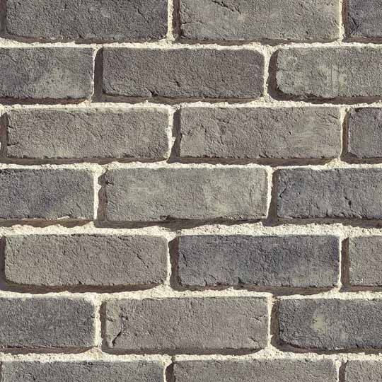 Eldorado Stone TundraBrick&reg; Flat Brick - 6 Sq. Ft. Box Chalk Dust