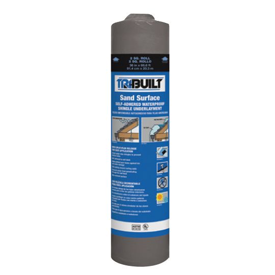 TRI-BUILT Sand Surface Self-Adhering Ice & Water Underlayment 2 SQ. Roll