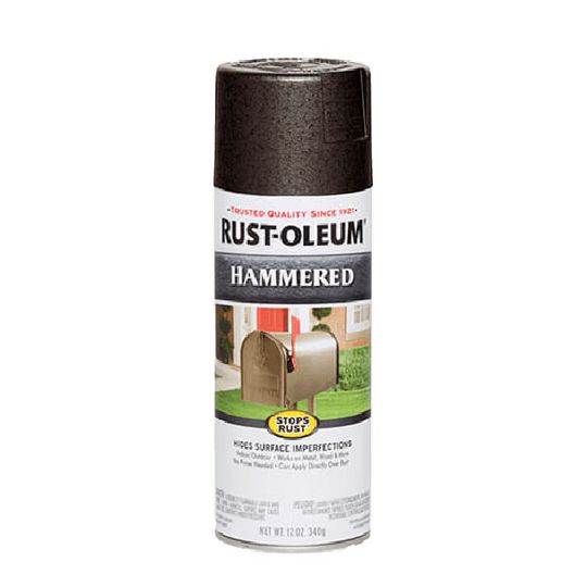 Rust-Oleum Hammered Spray Paint - 12 oz. Can Dark Bronze