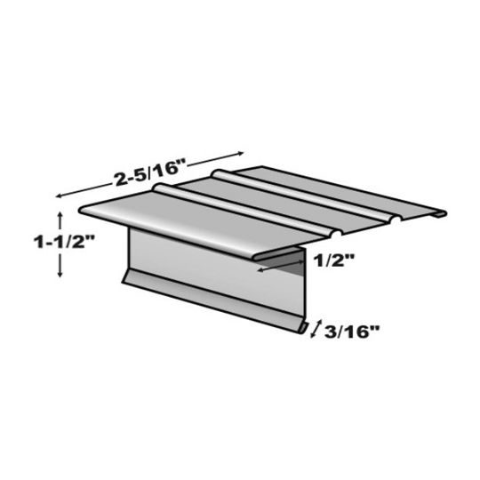 F5M (Medium) Standard Painted Aluminum Drip Edge