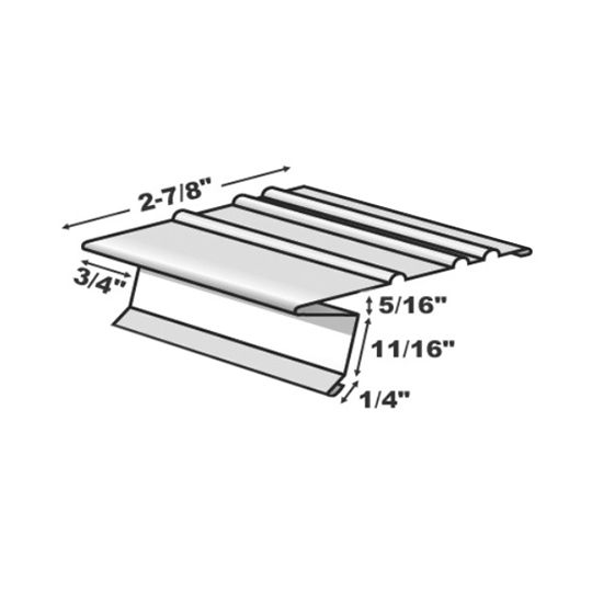 F5 Open Standard Painted Aluminum Drip Edge