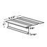 TRI-BUILT FS4-1/2 Standard Painted Aluminum Drip Edge