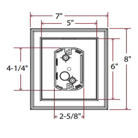 TRI-BUILT UL Listed Electrical Mounting Block Clay (097)