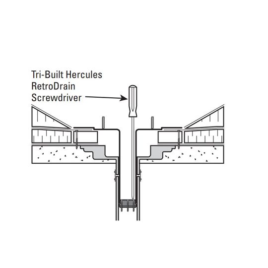 TRI-BUILT Hercules RetroDrain Screwdriver
