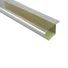 TRI-BUILT 6" x 3' K-Style Drop-In Mill Finish Aluminum Gutter Guard