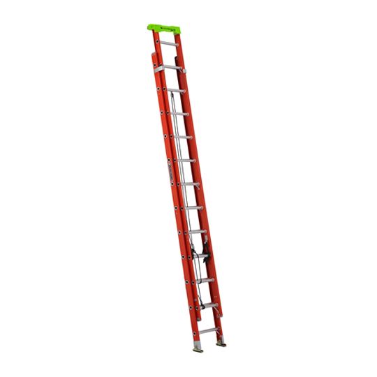 Louisville Ladder 24' Multi-Section Fiberglass Extension Ladder with ProTop&trade; - 300 Lb. Load Capacity