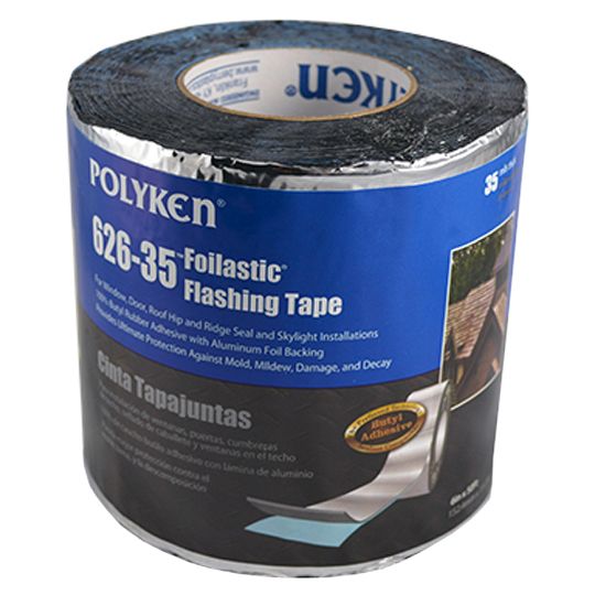 Polyken 9" x 50' 626-35 Foilastic&reg; Roof Flashing Tape Aluminum