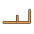 James Hardie Reveal® Recess Vertical F-Trim for HardieZone® 5