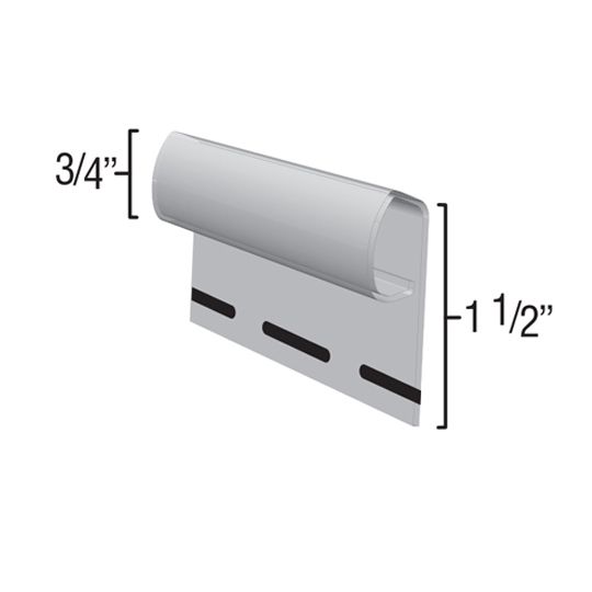 Variform By PlyGem #334 12'6" Undersill Trim with Low-Gloss Pebble Finish Silver Mist