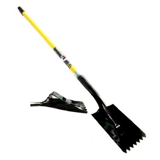 Roofmaster Notched Spade with Fiberglass Handle