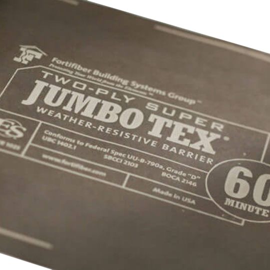 Fortifiber 40" x 72' Super Jumbo Tex&reg; 60 Minute Grade "D" Weather-Resistive Barrier - 240 Sq. Ft.