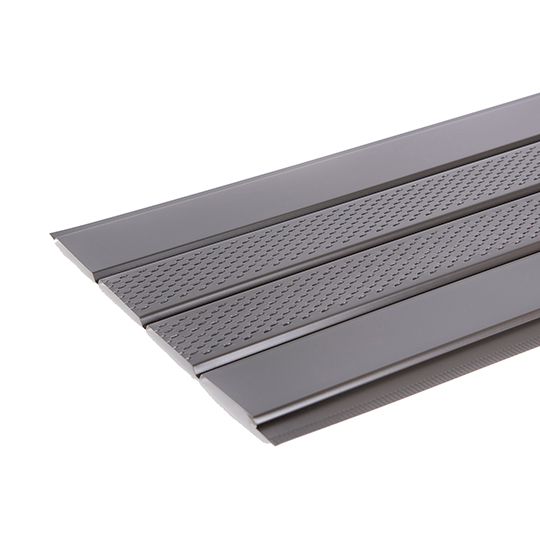 Klauer Manufacturing Company 16" x 12' Classic&trade; Aluminum Center-Vent Soffit Panel Brownstone