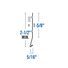 TRI-BUILT #2191 2-1/2" x 10' Steel Siding Starter Strip
