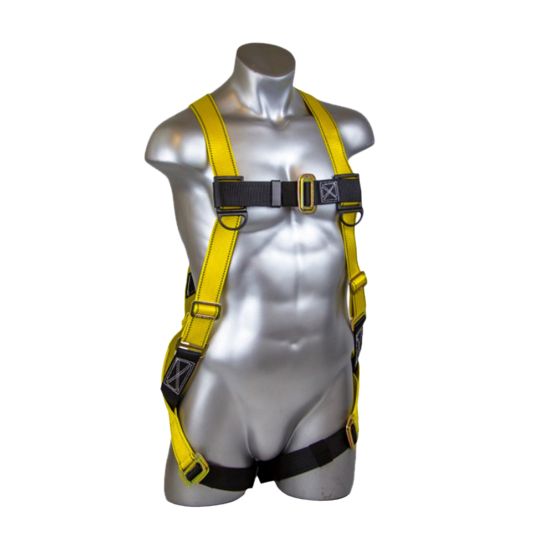 Guardian Fall Protection #01704 Velocity Harness with Tongue Buckle - Size XL-2XL Yellow/Black
