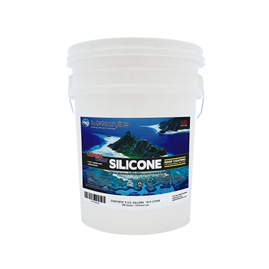 Metacrylics High Solids Silicone Roof Coating - 5 Gallon Pail Grey