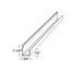 Ply Gem 3/4" x 12' Steel J-Channel