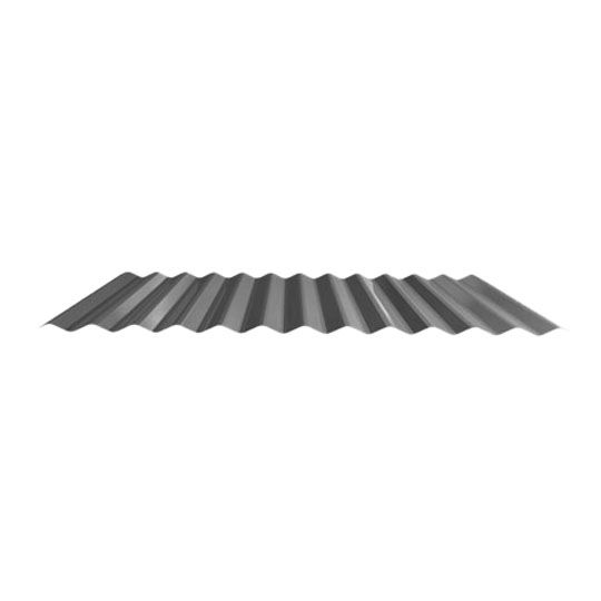 ASC Profiles 26 Gauge 27-1/2" x 18' Corrugated Galvanized Metal Panel