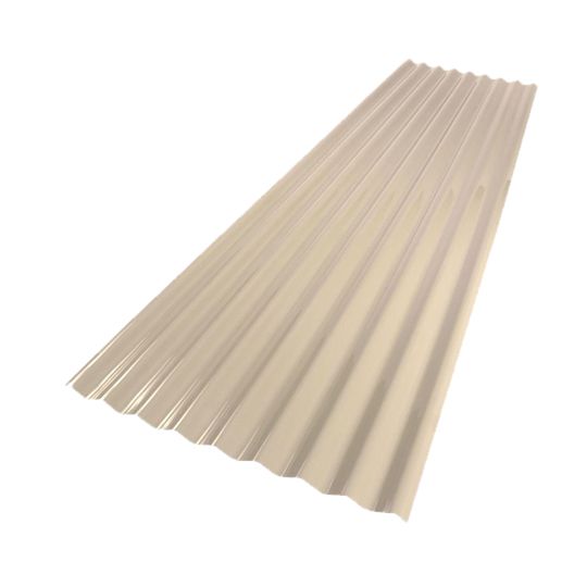 Palram 2' x 10' Suntuf&reg; Corrugated Polycarbonate Sheet Solar Grey