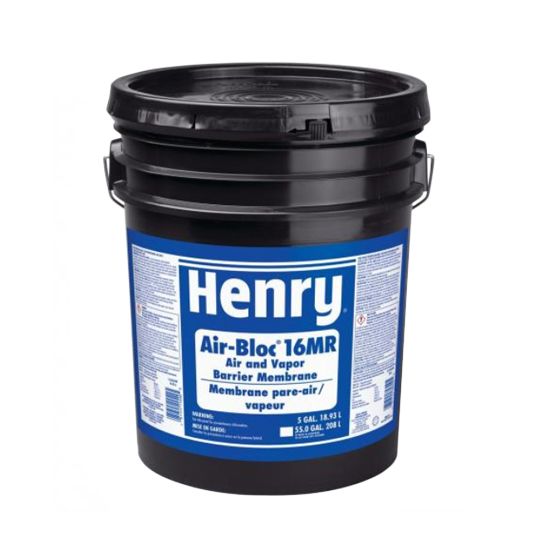 Henry Company Air-Bloc&reg; 16MR Liquid Emulsion Vapor Impermeable Air Barrier Membrane - 5 Gallon Pail
