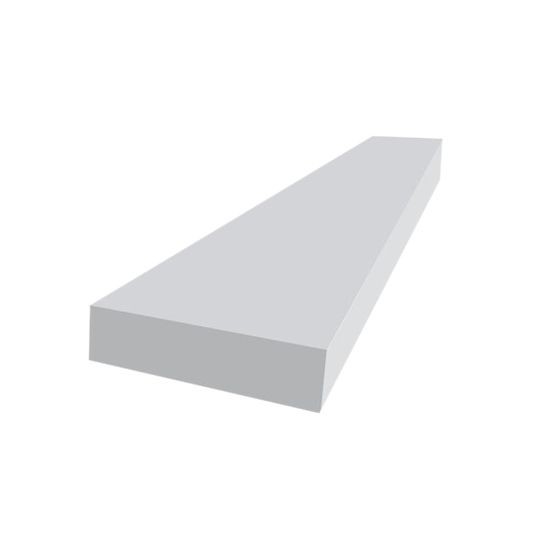 Royal Building Products 1" x 7-1/4" x 18' Trimboard - Smooth/Smooth White