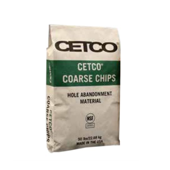 Cetco 3/8" to 3/4" Hole Abandonment Coarse Chip - 50 Lb. Bag