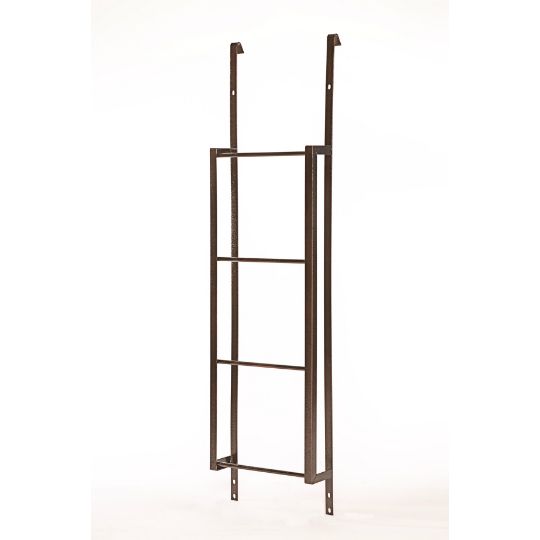 Monarch Materials Group 5-Rung Steel Window Well Ladder Copper Vein