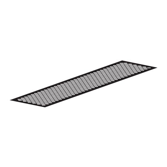 Edco Products 5" Galvanized Gutter Guard Black