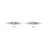National Hardware 5" Zinc Plated Strap Hinges - Pack of 2