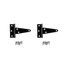 National Hardware 4" Colored T-Hinges - Pack of 2