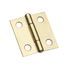 National Hardware 1-1/2" Brass Plated Non-Removable Narrow Pin Hinges -...