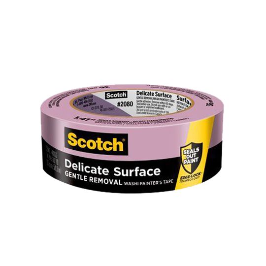3M 1" x 60' Scotch&reg; Delicate Surface Painter's Tape