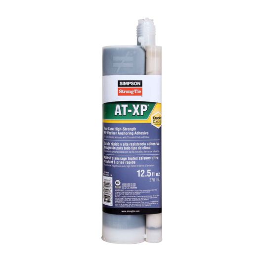 Simpson Strong-Tie AT-XP&reg; Acrylic-Tie Adhesive with Nozzle - 12.5 Oz. Tube