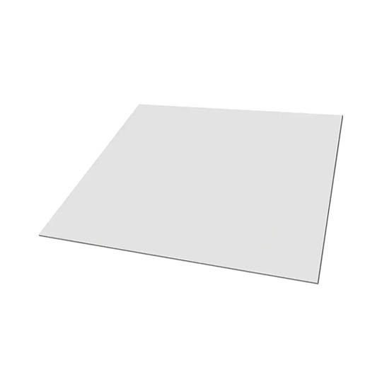GAF 4' x 10' EverGuard&reg; PVC Coated Aluminum Metal Sheet White