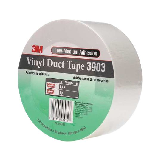 3M 2" x 50 yd Vinyl Duct Tape 3903 Red