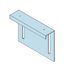 CEMCO 16 Gauge G90 3T1000 Deflex Slide Clip for 3-5/8" and 4" Studs