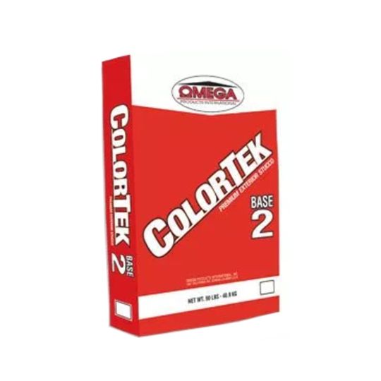Omega Products International ColorTek Exterior Stucco 30/30 - 90 Lb. Bag White