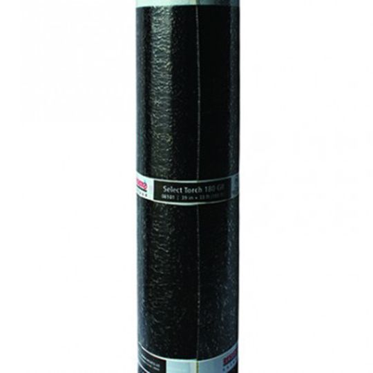 Resisto 39" x 33' Select Torch 180 GR Cap Sheet - 1 SQ. Roll White