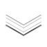 Armstrong 3/4" x 3/4" x 4" Axiom® Classic Inside Corner Post