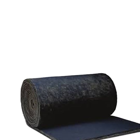 Johns Manville 1" 48" x 100' Insul-SHIELD&reg; Black-Faced Roll Black