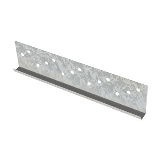 Clark Dietrich Building Systems 7/8" x 10' #66N Galvanized Short Flange Casing Bead & Weep Holes
