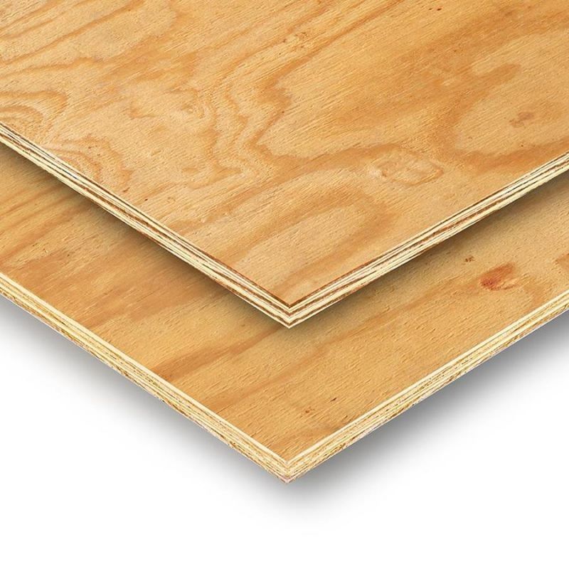 Lumber 1/2" x 4' x 8' 4-Ply CDX Plywood