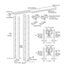 Hager Companies 9630 Pocket Door Kit for Doors 1-3/8" - 1-3/4" Thick, Up...