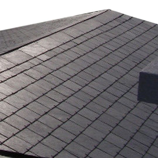 SSQ International 6 mm to 8 mm x 18" x 9" Del Carmen Roofing Slate Hebra Black