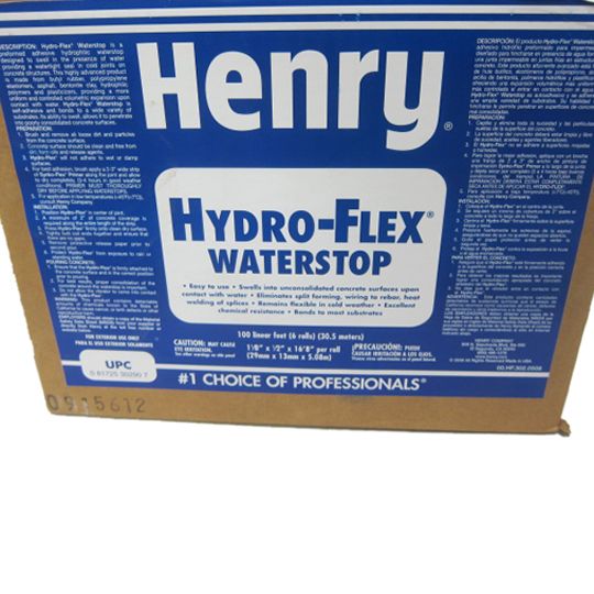 Henry Company HF302 Hydro-Flex&reg; Waterstop