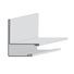 Edco Products 3/8" F-Channel - PVC Finish