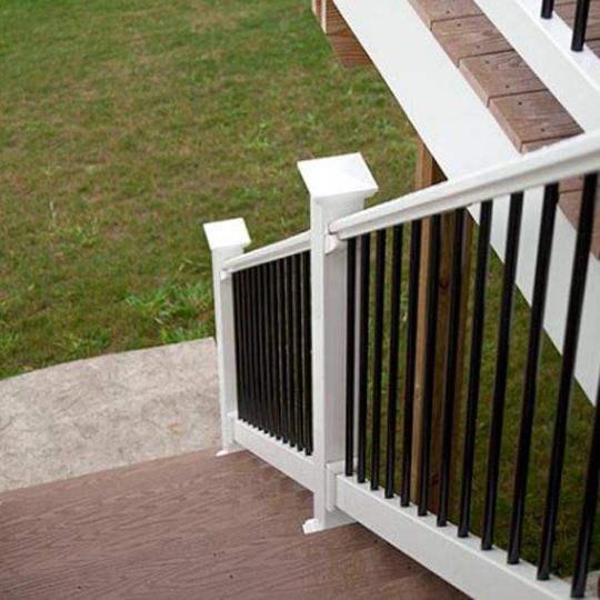 6' x 36" Endurance Originial 32° to 38° Stair Rail Kit with 3/4" Round